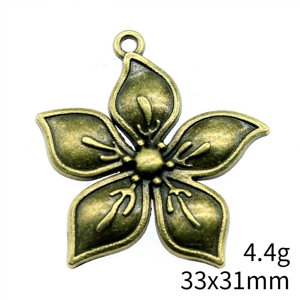 Gifts For Women Charms Italian Bracelet Small Flower Charms Pendant Ornaments For Home Phone Pendant