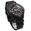 Casio Standard STANDARD Quartz Watch MRW-200H-1EV Men's Black X Gold Overseas Model