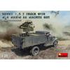 Truck Model - MINIART - 1.5 T. Truck W/ M-4 Maxim - 1:35 - Plastic - Green