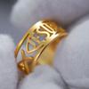 My Shape Jesus Fish Rings Women Men Silver Color Stainless Steel Finger Rings Christian Religious Amulet Ring Jewelry Gifts