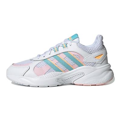 Neo Crazychaos Shadow Mesh Leather Retro Versatile Casual Non-Slip Low-Top Dad Shoes Women Sneakers White Blue Pink FZ1287
