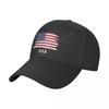 Baseball Cap USA American Flag Cool United States Fans Wild Sun Shade Peaked Adjustable Outdoor Caps for Unisex Women