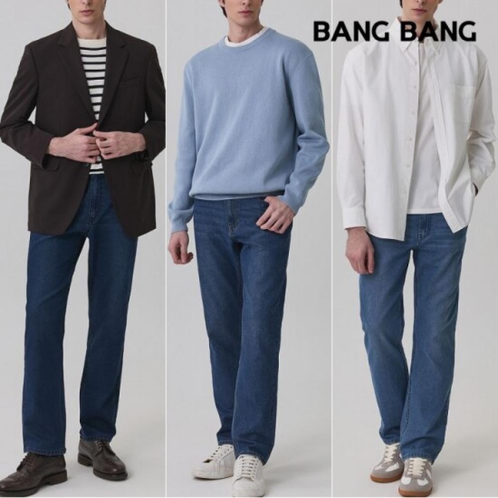 Bang Bang Men S Lycra Straight Denim 3 Piece Set