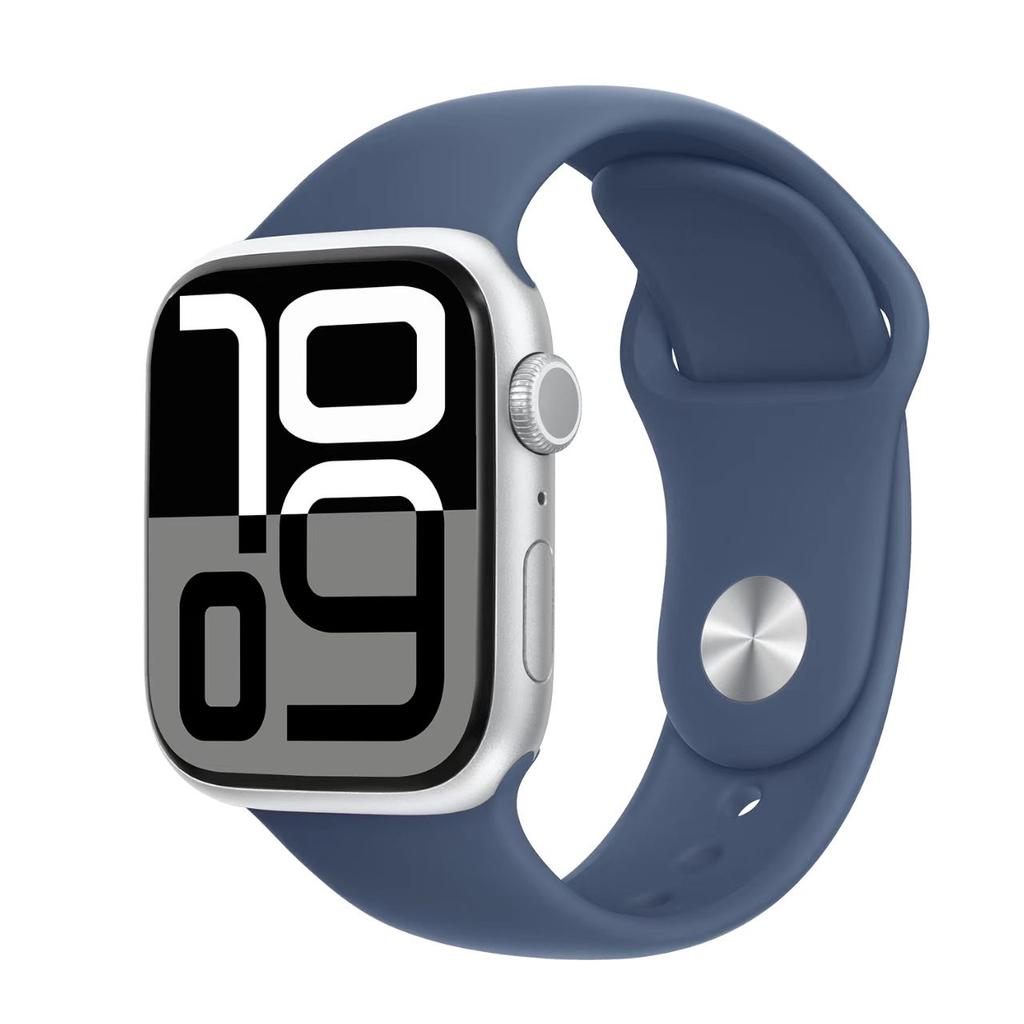 Apple Watch Series 10 GPS 42/46MM Aluminum Dial with Silicone Sports Strap