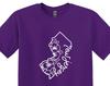 Floral New Jersey State Map Shirt, Travel Souvenir Tee