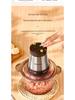 Multi-functional Electric Meat Grinder and Garlic Paste Maker with Visible Glass Bowl