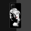 Sexy Marilyn Monroe Telefon Fall Für Samsung Galaxy A12 A02S A22 A32 A52 A72 A71 A51 A41 A31 A21 A11 A50 a70 A10S A20S Schwarze Abdeckung