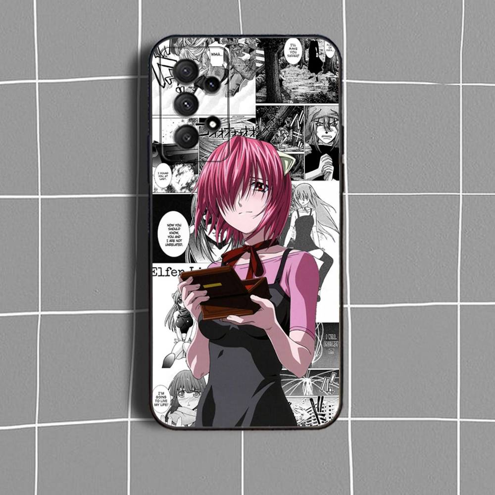 E-Elfen L-Lied Phone Case For Samsung Galaxy A73,31,32,72,41,53,52,71,22,5G,Note,J7,8,9 Soft Black Cover