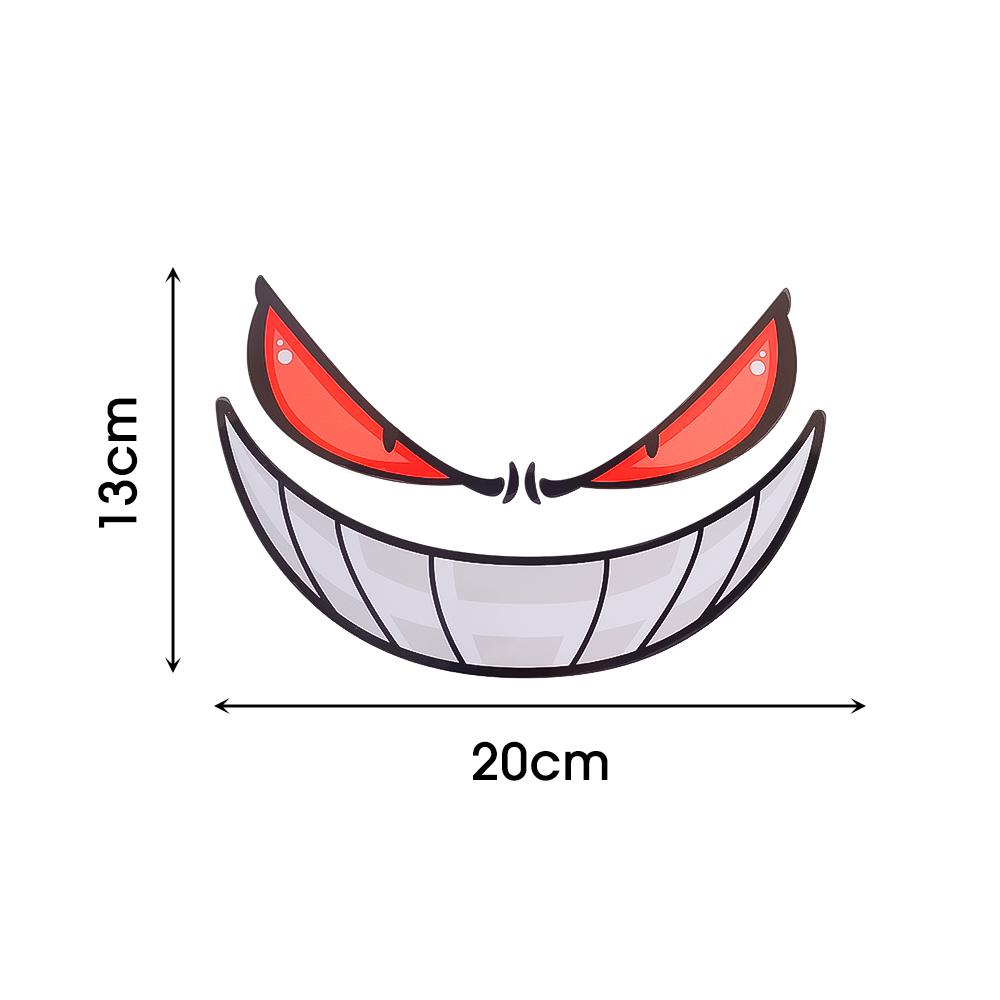 Car Devil's Eye Sticker Auto Motorcycle Body Styling Modification Demon Eyes Decal Helmet Personality DIY Decorative Stickers