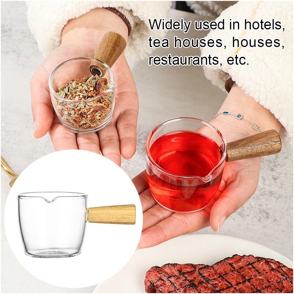 

Mini Small Milk Tank Measuring Cup Glass Coffee Cup Milk Cup Cup 50ML