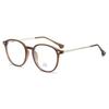 Ultra Light Elliptical Frame Glasses Men Women Anti Blue Light Glasses Computer Frame Optical Lenses New