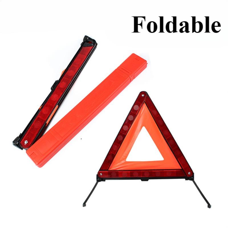 Car Triangle Reflective Tripod Emergency Breakdown Warning Sign Car Accessories