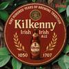 Placa Metálica Vintage com Logo da Cerveja Irlandesa Kilkenny Arte de Parede Herança da Cervejaria x Polegada (xcm) Decoração de Pub de Alumínio com