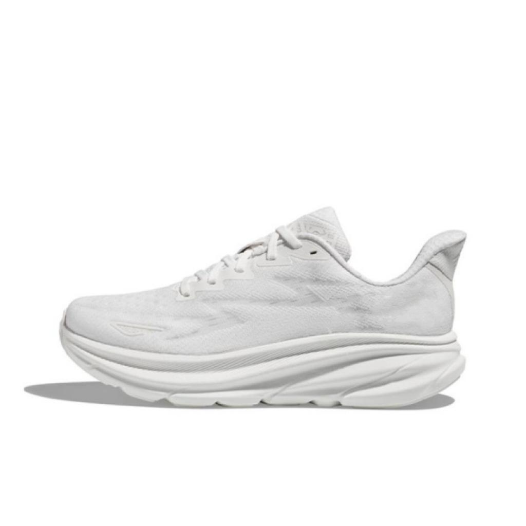 

Кроссовки для бега Clifton 9 Мужские Удобная посадка Дышащий верх Идеально подходят для пробежек и спортзала 44 белый