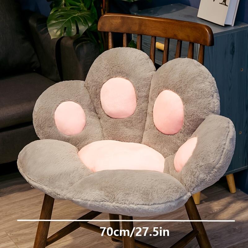 70*60cm Kawaii Cat Paw Plush Toys Cute Soft Stuffed Floor Cushion Chair Sofa Butt Pad for Home Room Decoration Office Nap Dolls