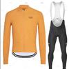 Mens Thermal Fleece Cycling Jersey Bib Tights Set Winter Long Sleeve Bike Riding Outfit