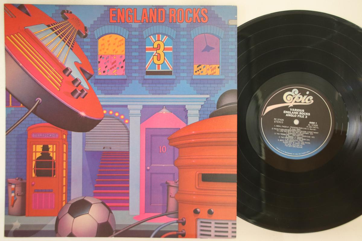 

LP Record VARIOUS - England Rocks Anglo File 3 PE37426 EPIC 1981 US Rock Used