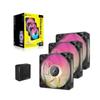 Refroidissement pc - corsair - co-9051034-ww - kit de démarrage ventilateurs icue link rx120 rgb max triple fan