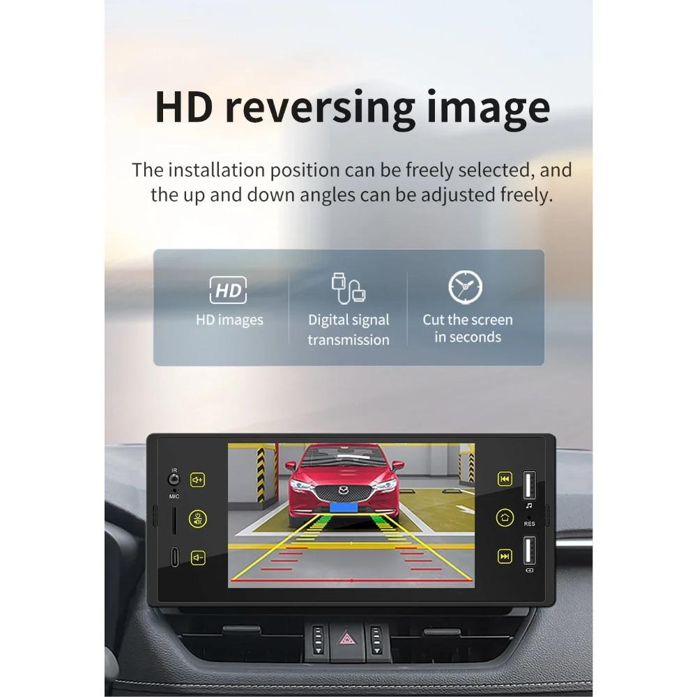 TOYOUSONIC 1 Din 5 Inch Car Radio MP5 Video Player Wireless Carplay Multimedia Player FM BT 2USB Bluetooth Mirrorlink Car Stereo