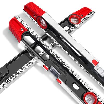 Magnetische Wasserwaage Lineal Hebel Blasen Rostfrei Horizontales Lineal Wasserwaage Balancierlineal für Heimdekoration