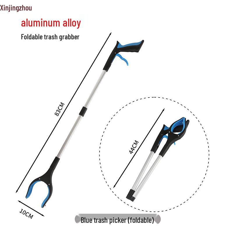 Foldable Long-Handle Trash Grabber (5-Pack)