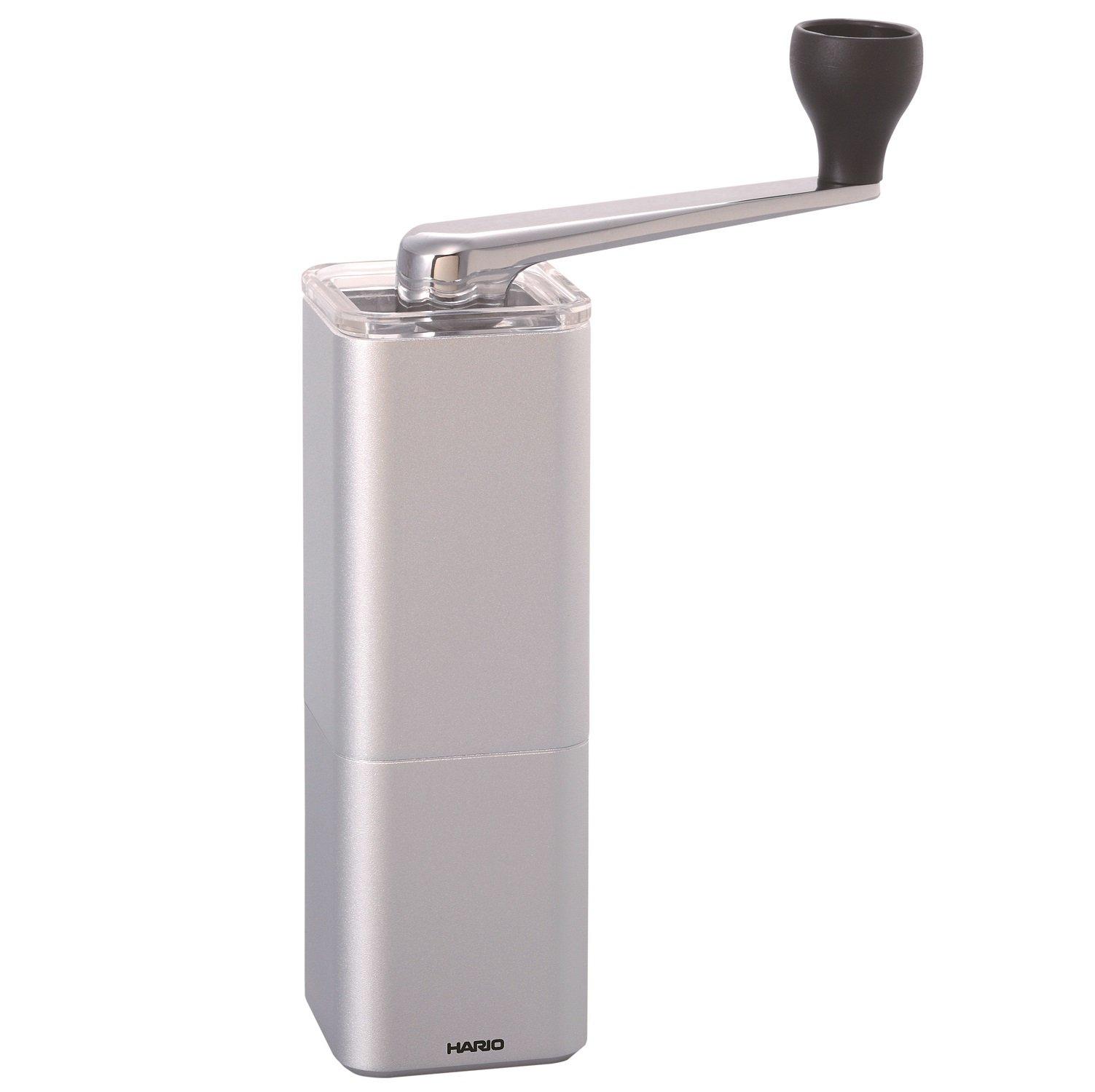 

Кофемолка HARIO из алюминиевого сплава Prism Silver MSA-2-SV