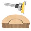 1/2pc 6mm 1/4inch Shank Handle Belt Bearing T Cutter Slotting Knife Router Bit Carpenter's Notch Knife