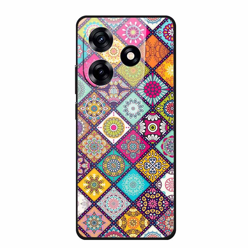 Glass Back Cover For Honor X5c Plus Case Coque Hard Tempered Glass Case For Honor Play 10A X5c Plus Phone Case Cover Soft Bumper