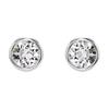 Imber Single Round Crystal Stud Earrings Women Earrings Silver 5696073