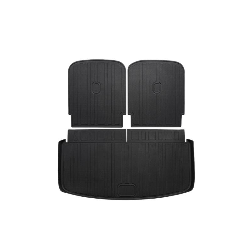 LeDao L90 Trunk Liner - 25 Trunk Mat & Backrest Cushion, Wear & Scratch-Resistant, Waterproof TPE Custom Fit for Car