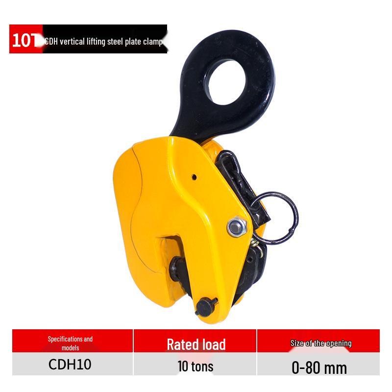 Jinyou Lifting Clamp: L-Shaped Plate Hook & CDH Vertical/Horizontal Steel Plate Clamp Tool