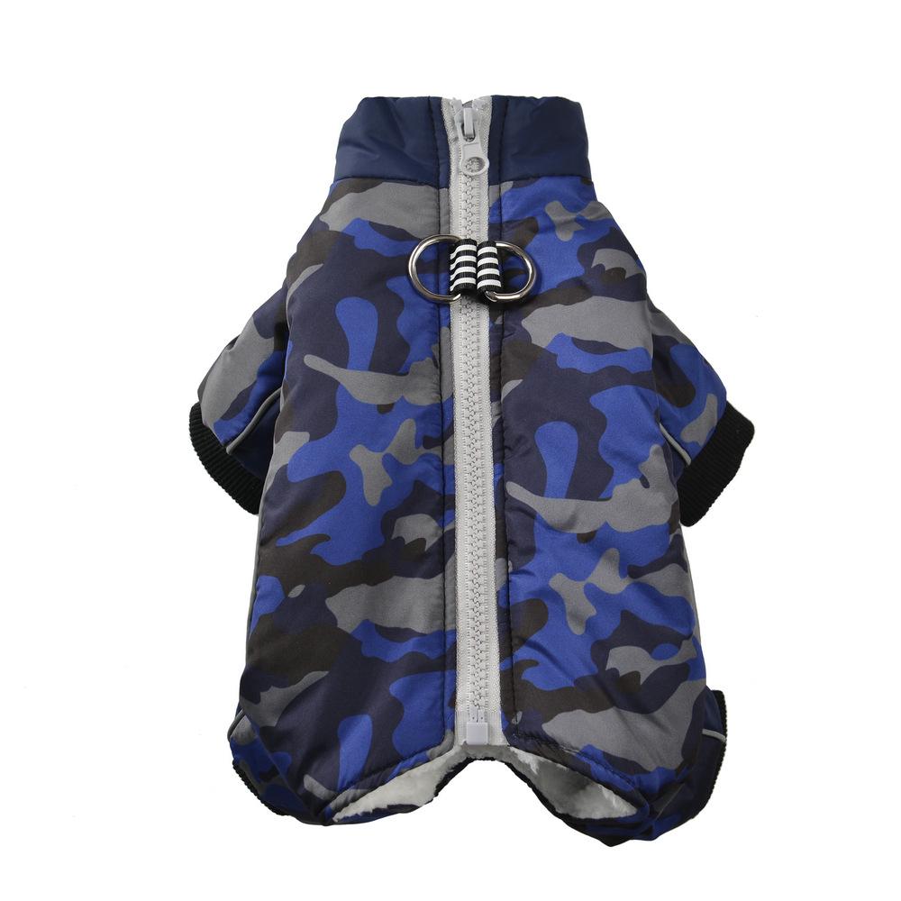 

Камуфляжное пальто для собаки с флисовой подкладкой: Теплый, Утепленный, Дизайн на четырех лапах для осени и зимы L