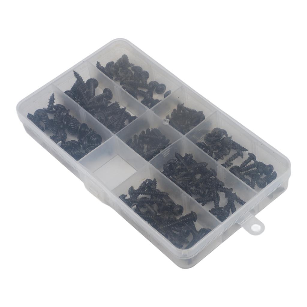 Industrial Standard Self Tapping Screws Self Tapping Screws Round Head Screws Black Zinc Plated Self-tapping Screws