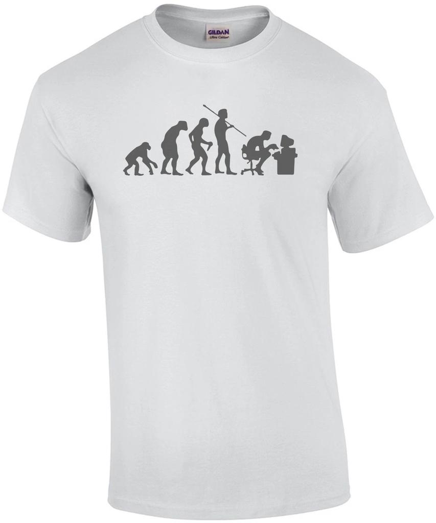 Evolution Computer User - Funny Evolution T-Shirt