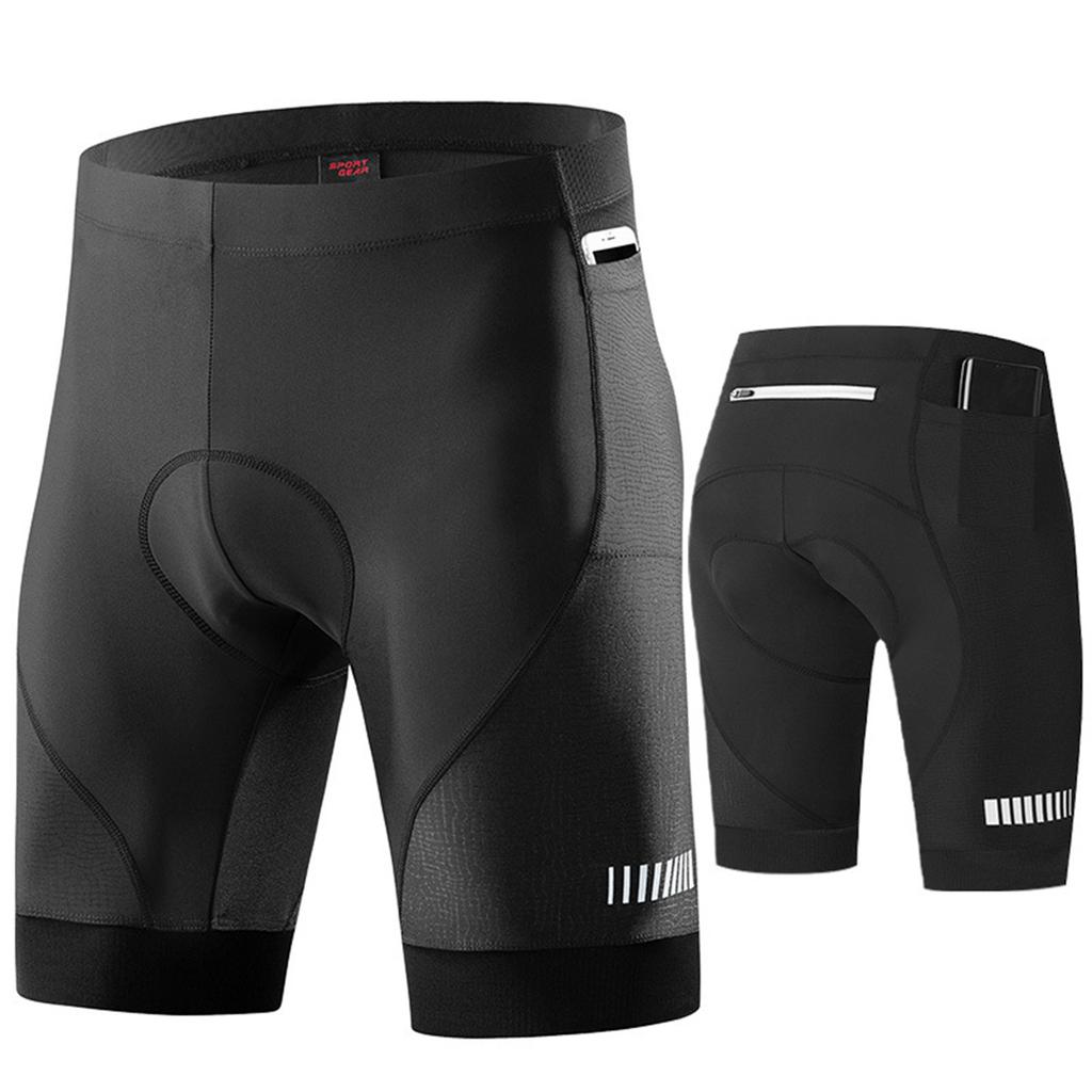 Men's Bike Shorts with Padding  Breathable and Evaporates Sweat Silicone Cushion Mountain Bike Shorts Cycling Shorts for Men