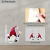 2D Flat Dwarf Red Wine Dangle Earrings, Lightweight Acrylic Material,Suitable for Women, Ideal for Party Gifts, Jewelry, and Christmas Gifts.