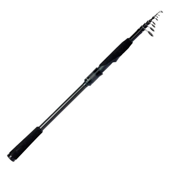 Abu Garcia Saltyfield SFS-836M-TE Telescopic Fishing Rod, Black
