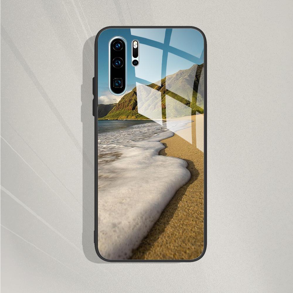 Case For Huawei P30 Lite Cover P30 Lite Tempered Glass Case Cute Silicone Phone Fundas For Huawei P 30 Cases For Huawei P30 Pro