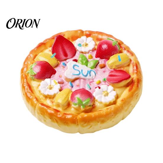 Miniature Pizza Resin Charms 2Pcs Mini Ornaments, Realistic Miniatures, Tiny Food Ornaments for DIY Craft Project, Doll Mansion Accessories Props