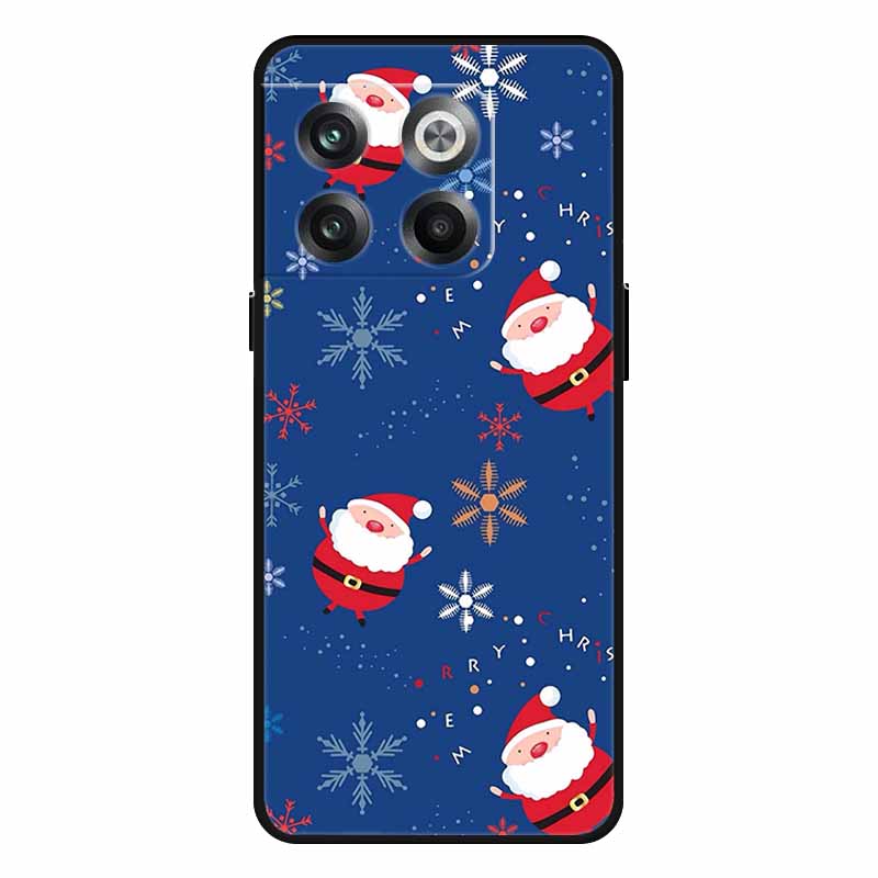 For Oneplus 10T Case 10 Pro Christmas Silicone Soft TPU Cover for Oneplus Nord N20 SE One plus ACE Pro 10T Coque New Year Gift