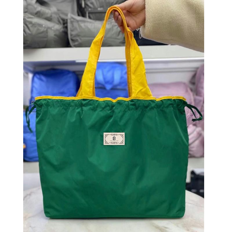 Foldable Eco-Friendly Shopping Bag, Single Shoulder Handbag, Portable Supermarket Grocery Bag, Large Capacity