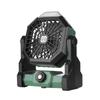 Rechargeable High-Power Portable Camping Fan with Light and Hook - Ideal for Tent and Household Use