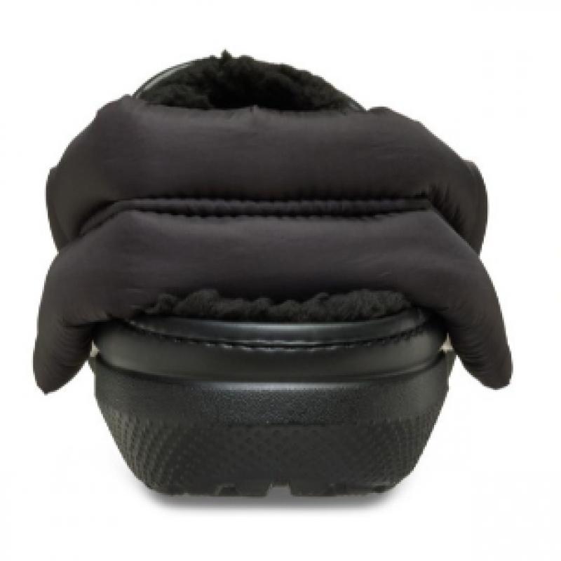 Crocs Classic Puff Strap Lined Clog Black 211979 001