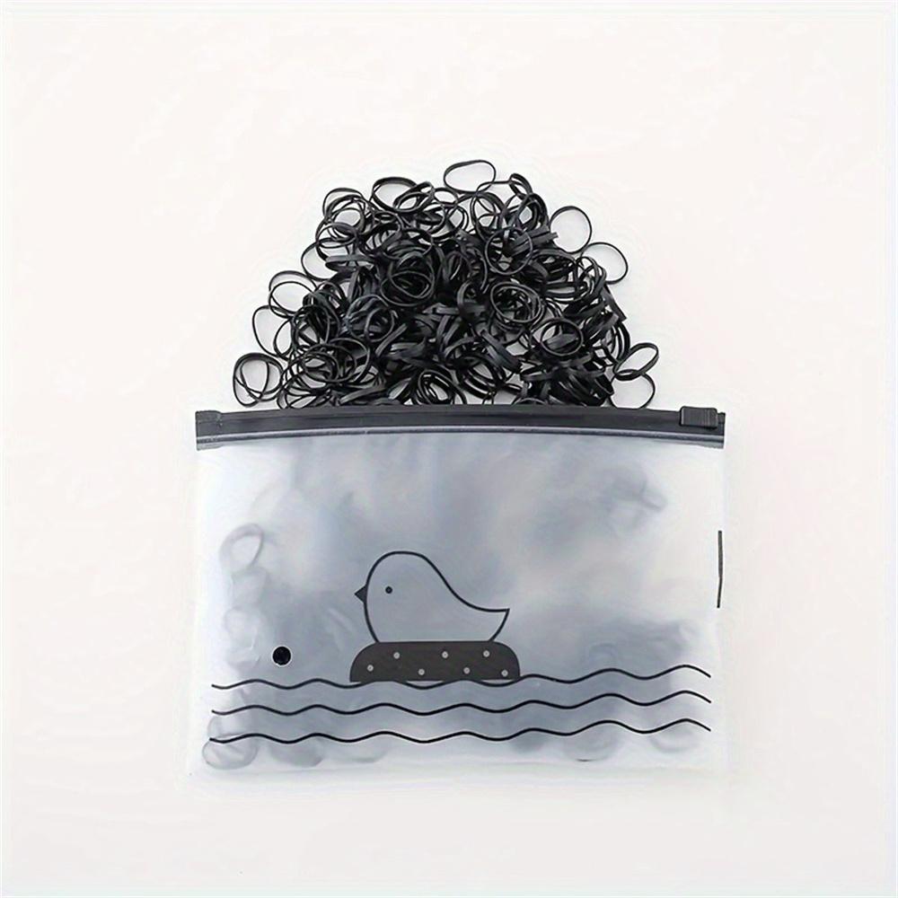 1000/2000 Stück Mini-Haargummis mit hoher Elastizität - Set kleiner Gummibänder für einfaches Haarstyling