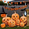 Handmade Resin Pumpkins Halloweens Pumpkins Decorations Autumn Harvests Festival Halloweens Party Decors