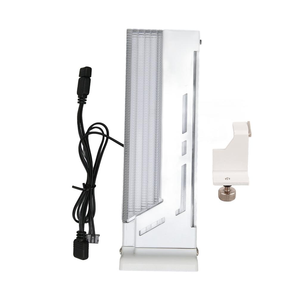 GPU Support Bracket Vertical 5V 3PIN ARGB RGB Lighting Metal Slider Small 4pin Interface Computer