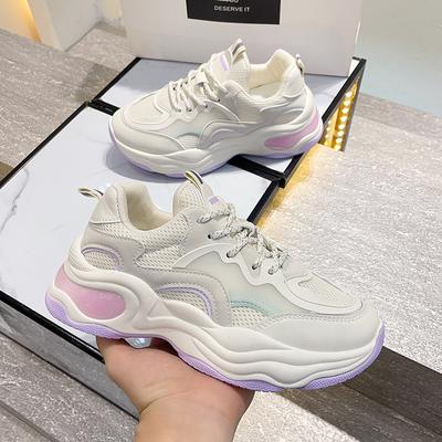 Μόδα Casual Γυναικεία Αθλητικά Παπούτσια Χοντρές Σόλες Αντιολισθητικά Ευέλικτα Ελαφρά παπούτσια για τρέξιμο