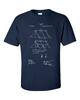 Tent Patent Blueprint Camping Camp TShirt