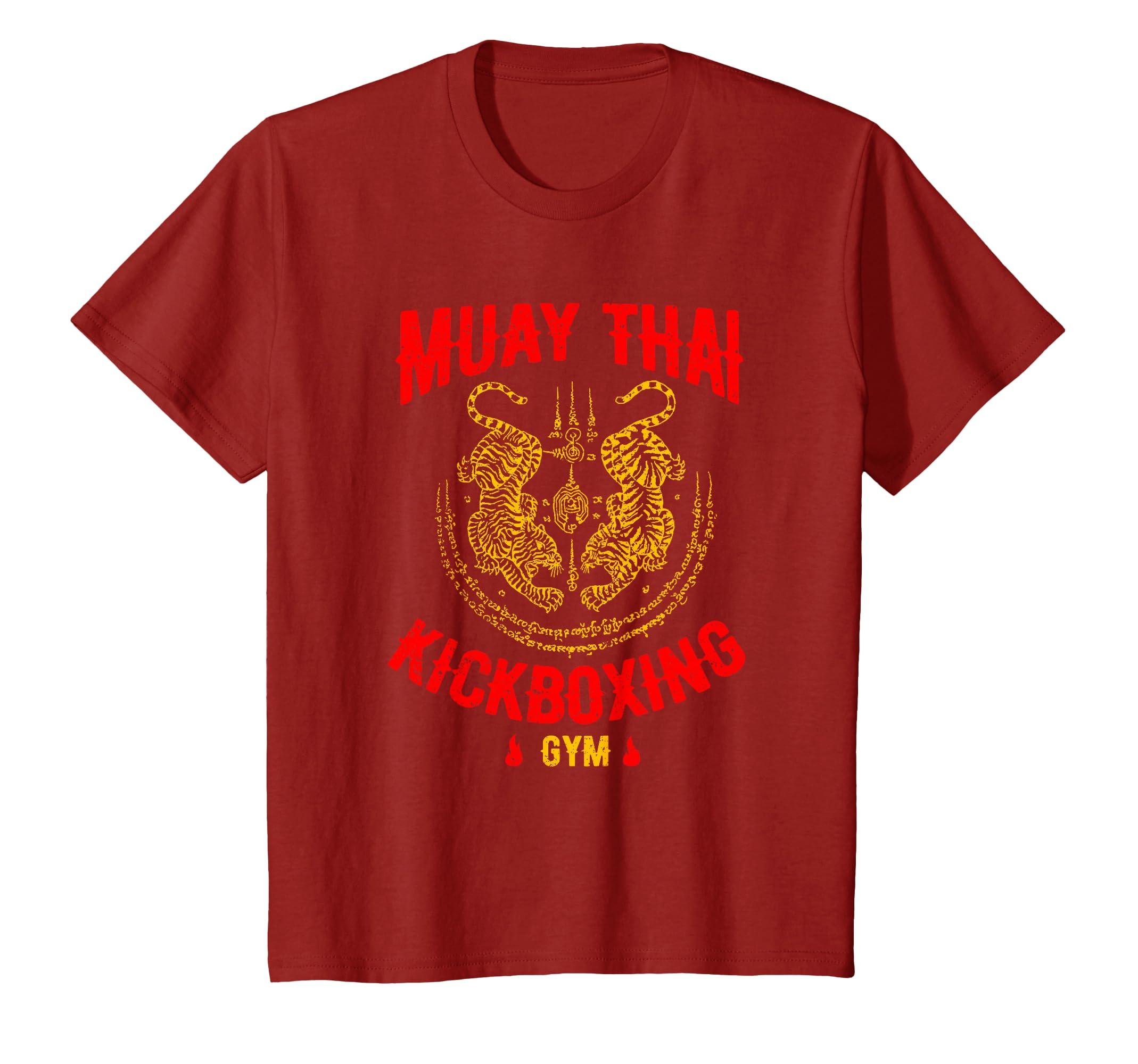 Tiger Muay Thai Kickboxing Gym MMA Training Gift T-Shirt