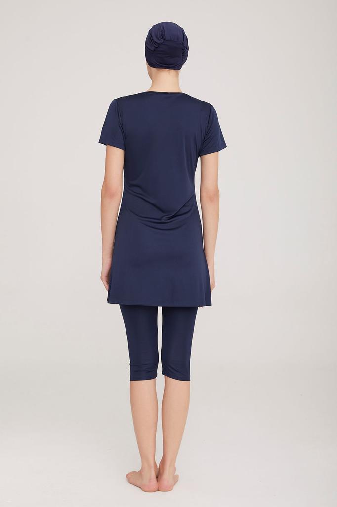 Muslimischer, bescheidener, islamischer Burkini-Badeanzug für den Strand, Bademode, Hijab, Strandmode, Badeanzug 